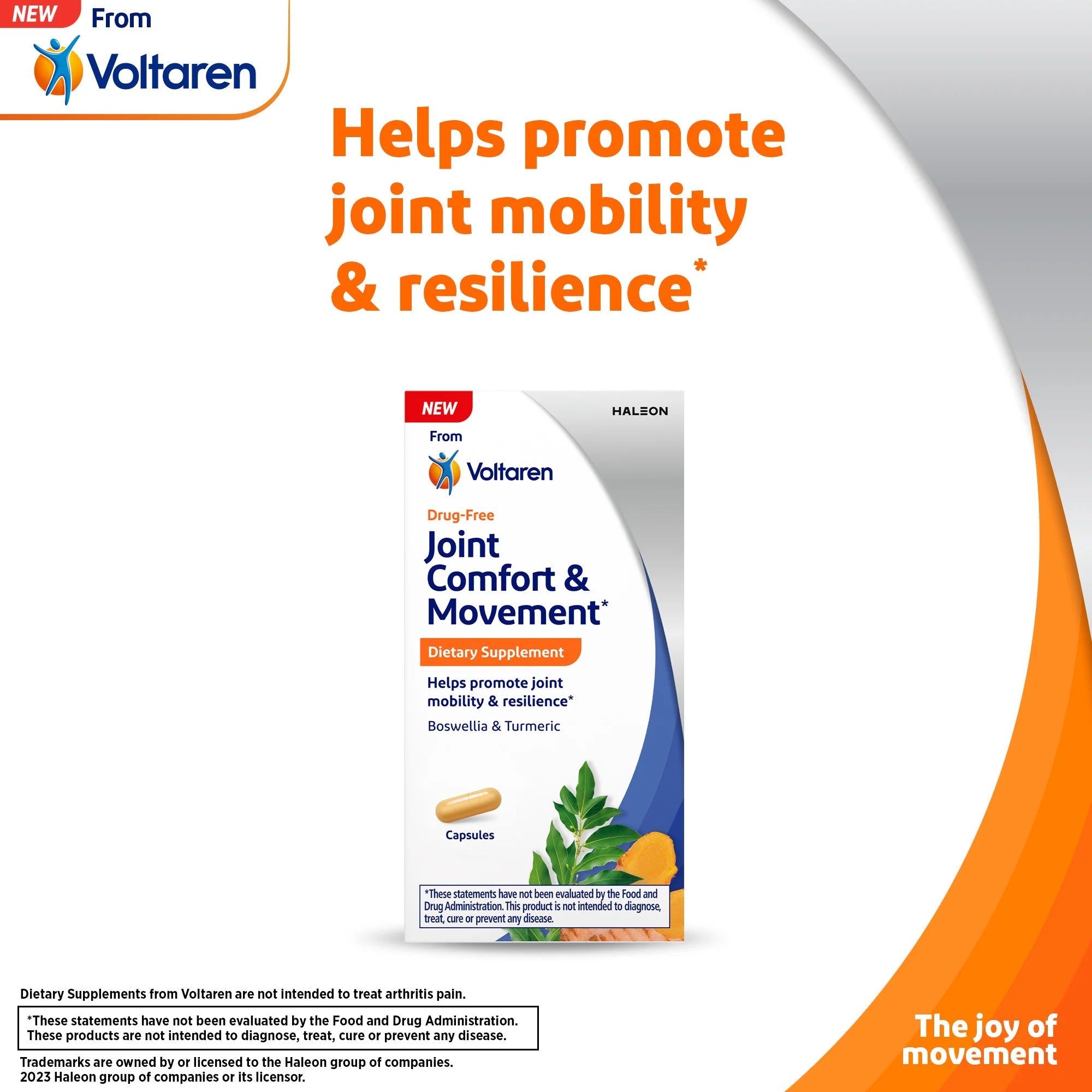 Joint Comfort + Movement from  Dietary Supplements, 30 Ct