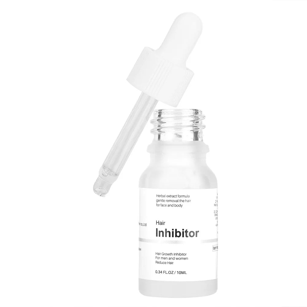 Hair Inhibitor Permanent Hair Removal, Reliable Safe Hair Growth Inhibitor Serum for Arms Face Legs