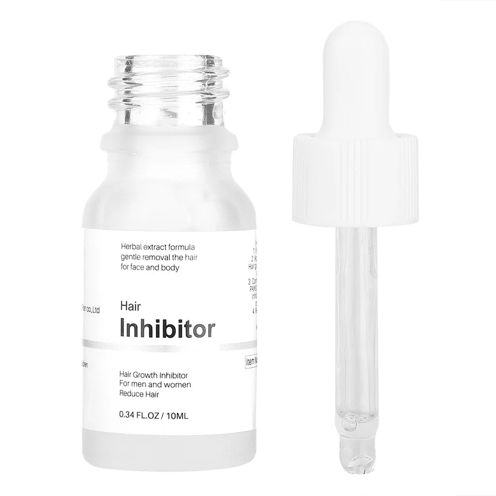 Hair Inhibitor Permanent Hair Removal, Reliable Safe Hair Growth Inhibitor Serum for Arms Face Legs