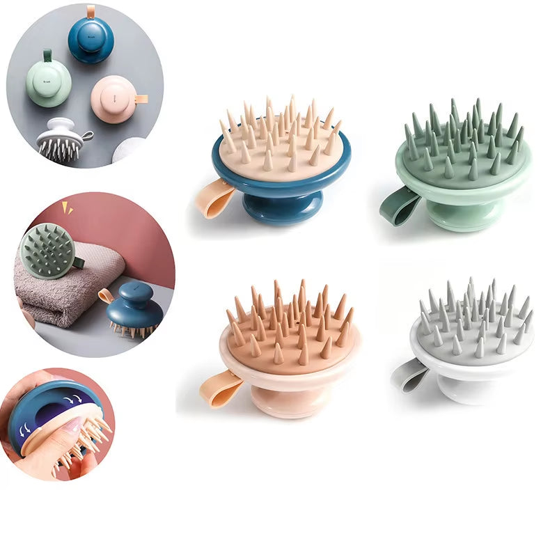 Shampoo Brush Handheld Scalp Meridian Massage Brush Shower Hair Comb Portable Shampoo Brush Hair Care Comb