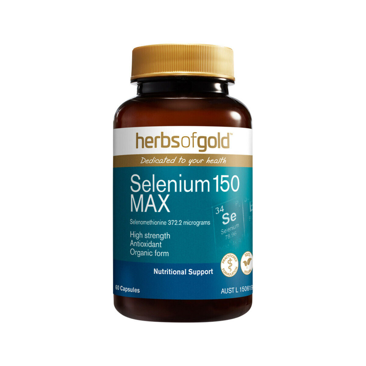 New Herbs of Gold Selenium 150 MAX 60 Capsules