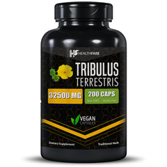 Healthfare Tribulus Terrestris 32,500Mg 200 Caps High Potency Herbal Supplements