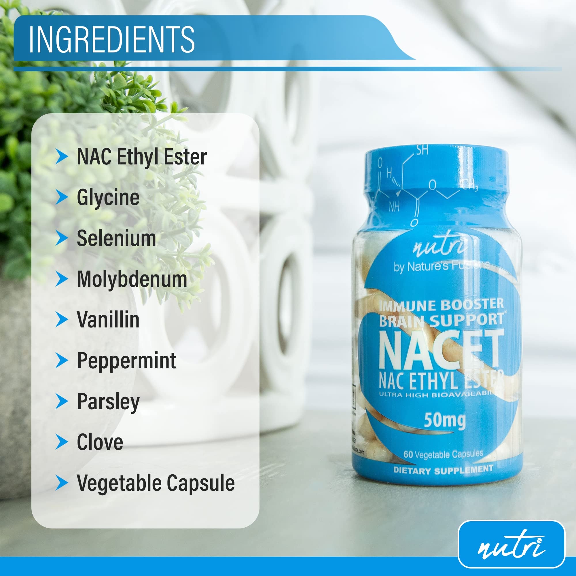 Neuro NAC Supplement N-Acetyl Cysteine Ethyl Ester (2 Pack)- 20X More Bioavailable than NAC 600 Mg - Boost Glutathione 10X More than Liposomal Glutathione - N Acetyl Cysteine Ethyl Ester 120 Capsules