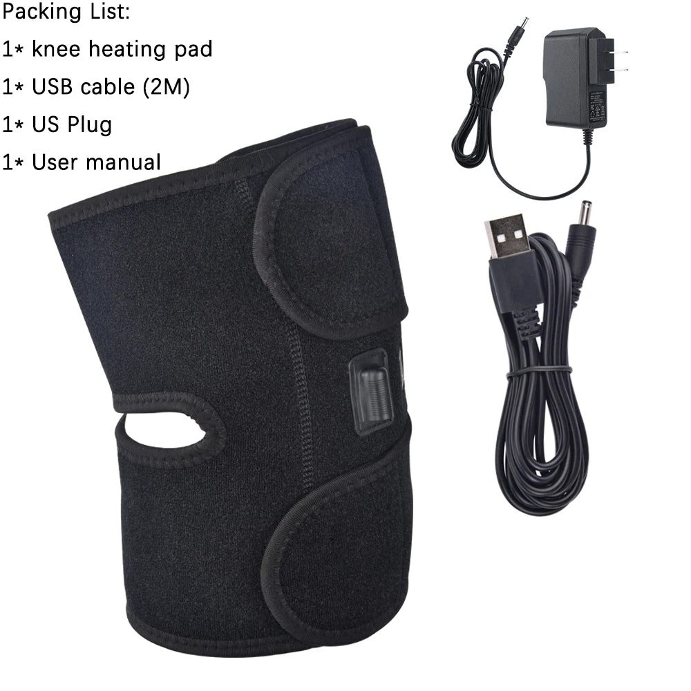 Knee Pad Fast-Heating Relief Arthritis Improve Discomfort Pain Recover Injury Keep Warm Relieve Muscle Soreness Drive Cold Away