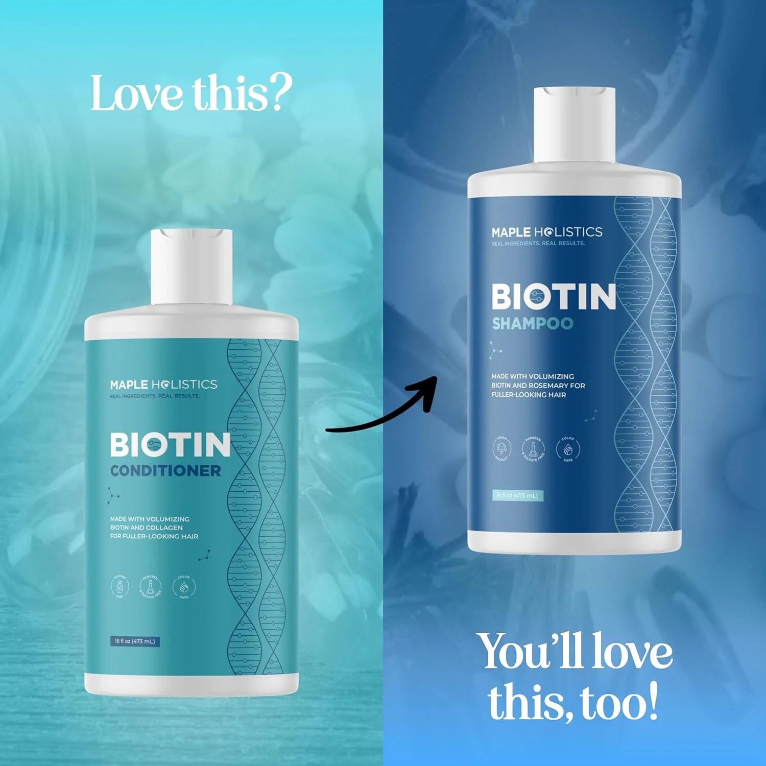 Biotin Conditioner for Thinning Hair - Volumizing Hair Conditioner for Women - Honeydew Conditioner for Thinning Hair with Biotin for Men & Women - Hair Thickening Curly Hair Conditioner for Dry Hair