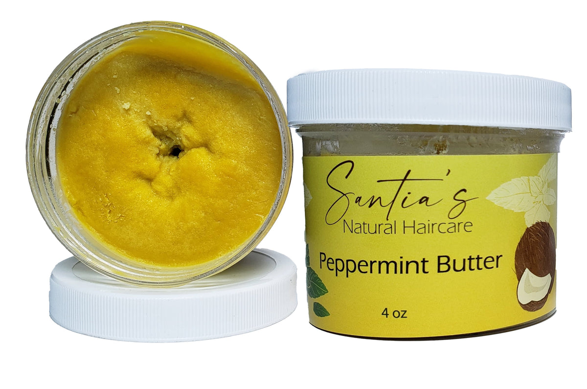 Santias Natural Hair Care Peppermint Butter