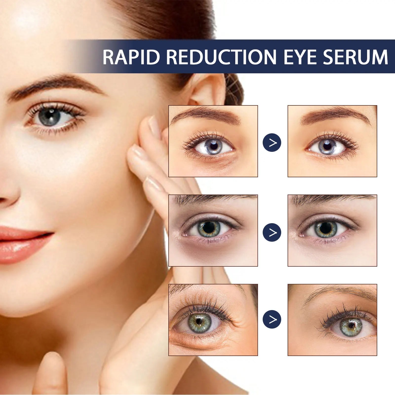 Eye Essence anti Wrinkle Dark Circles Remover Facial Serum Nourish Lifting Firming Eye Cream Lifting Firming Skin Care