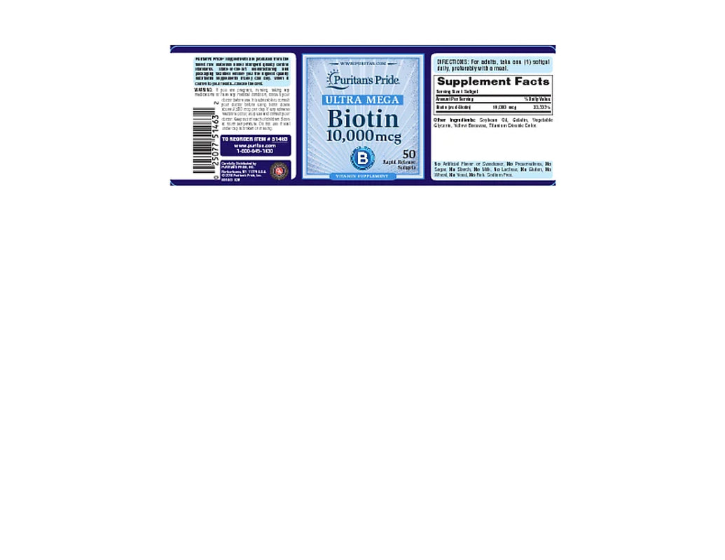 Biotin 10,000 Mcg