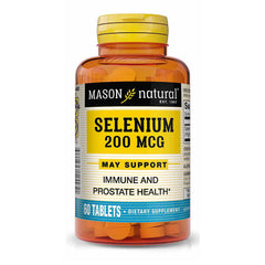 Selenium 200 Mcg - Antioxidant Supplement for Immune Support & Prostate Health, Essential Trace Mineral, 60 Tablets