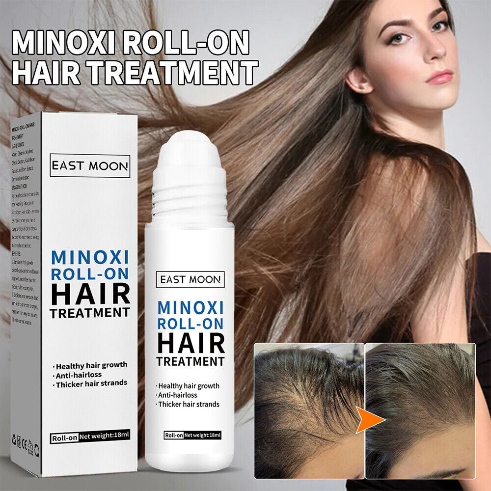 Hair Growth Treatment Serum Minoxi Roll-On Regrowth Nourishing Hair Scalp Care