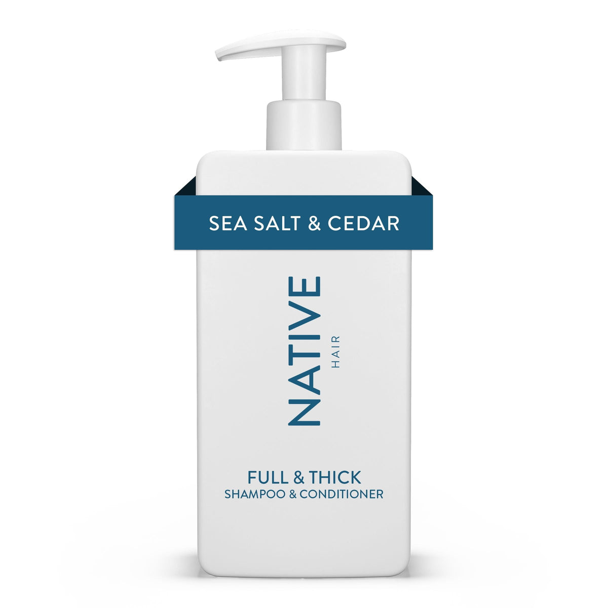 Full & Thick 2-In-1 Shampoo & Conditioner, Sea Salt & Cedar, Sulfate & Paraben Free, 16.5 Oz