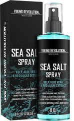 Sea Salt Spray for Hair Men - Hair Texturizing Spray with Kelp, Aloe Vera and Red Algae Extract - Surf Spray to Add Volume and Texture Sea Salt Spray for Men Beach Hair Spray - 8Oz