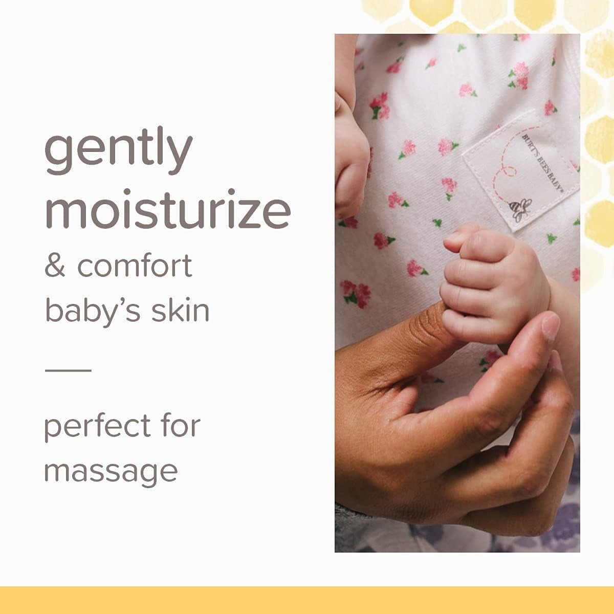 Baby™ Nourishing Baby Oil, 100% Natural Baby Skin Care - 4 Ounce Bottle - Pack of 3