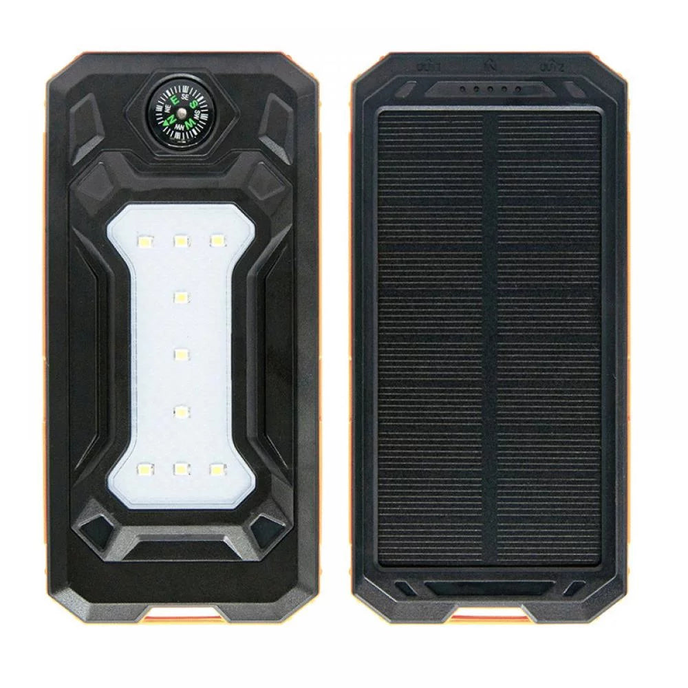 Waterproof 60000Mah Dual USB Portable Solar Battery Charger Solar Power Bank for Iphone, Mobile Cell Phone