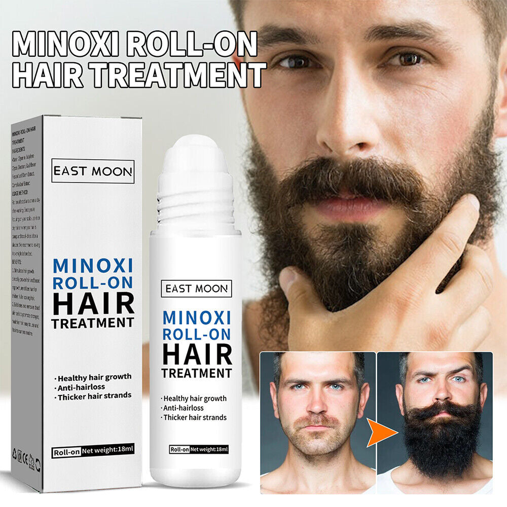 Hair Growth Treatment Serum Minoxi Roll-On Regrowth Nourishing Hair Scalp Care