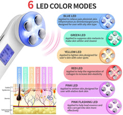 5 in 1 Facial Beauty Skin Tightening Machine RF LED Light Photon Therapy Beauty Device