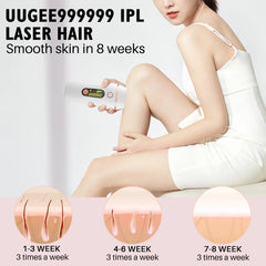 IPL Laser Hair Removal for Women Men Facial Bikini Whole Body 999999 Flash Painless Permanent Hair Removal Device