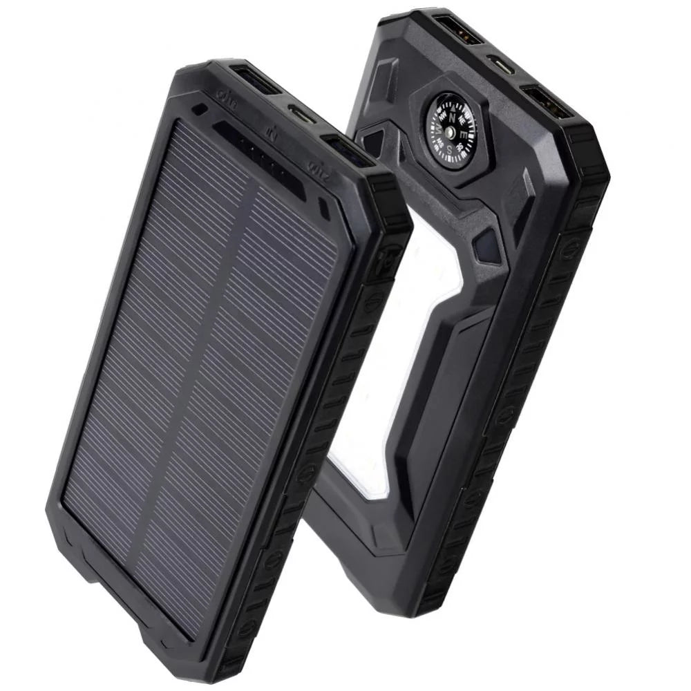 Waterproof 60000Mah Dual USB Portable Solar Battery Charger Solar Power Bank for Iphone, Mobile Cell Phone