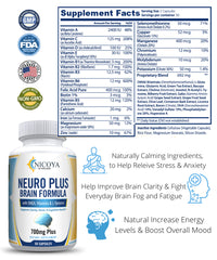 Brain Supplements & Nootropics - Memory Focus Mental Concentration Booster Pill