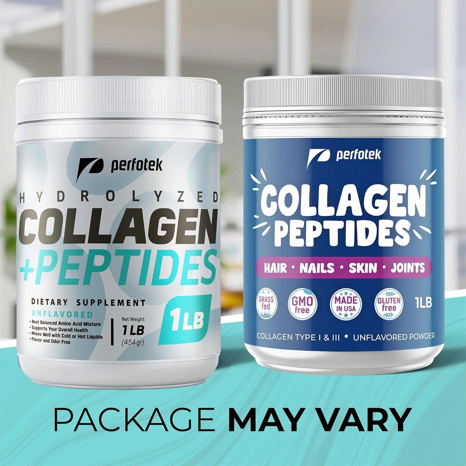 Hydrolyzed Collagen Powder 1 Pound - Premium Beef Collagen Powder