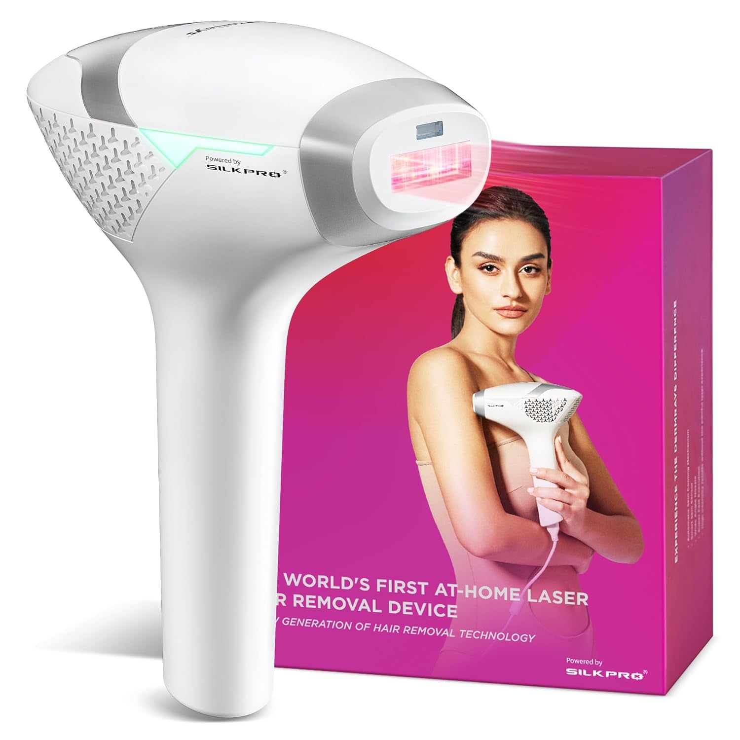 Diode Laser Hair Removal for Men and Women, V8S for Skin Tone 1-5, Permanent Reduction in Hair Regrowth, the World'S First Fda-Cleared Home-Use Wide-Angle 810Nm Laser Hair Removal Device