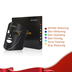 LED Face Mask Red Light Therapy 7 Color Photon Facial Skin Care Beauty Device