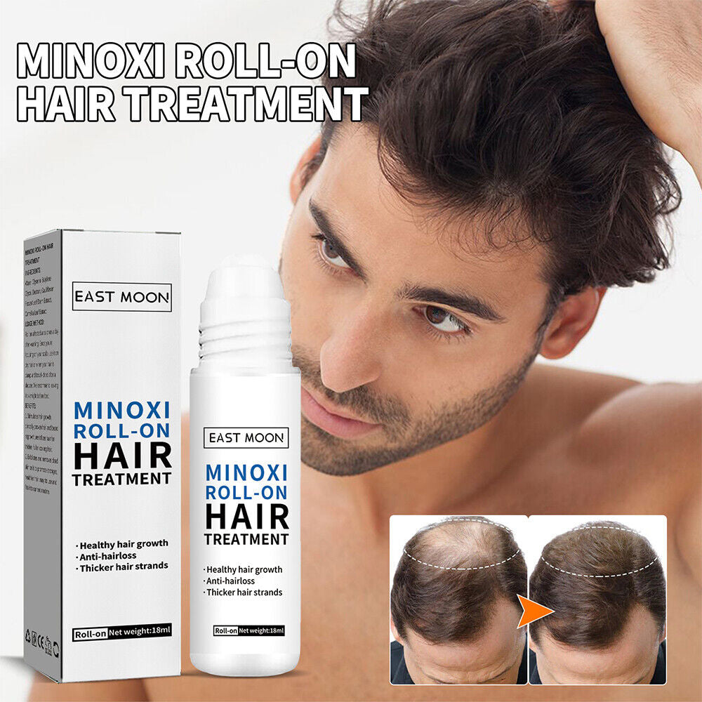 Hair Growth Treatment Serum Minoxi Roll-On Regrowth Nourishing Hair Scalp Care