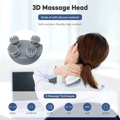 Scalp Head Hair Massager Electric Health Care Antistress Relax Body Massagem Deep Saude Tissue Prevent Body Massage Custom Logo